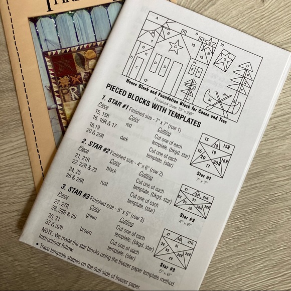 Quilt Pattern - Country Threads - Prairie & Pine - Cabin Throw or Wall Hanging - Picture 6 of 7